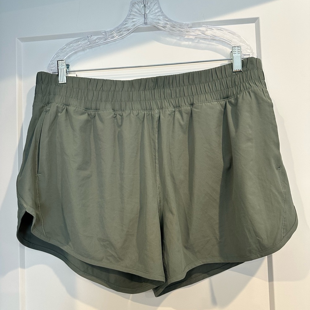 Women’s Olive Green Athletic Shorts
